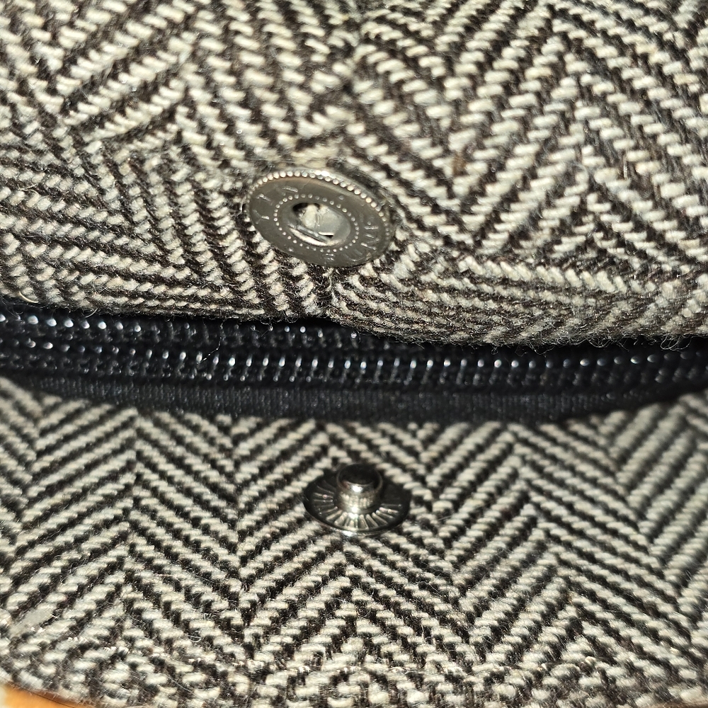 Peaky Blinders Style Tweed Toiletry Toiletries Washbag Travel Zip Peak Cap - Picture 9 of 10